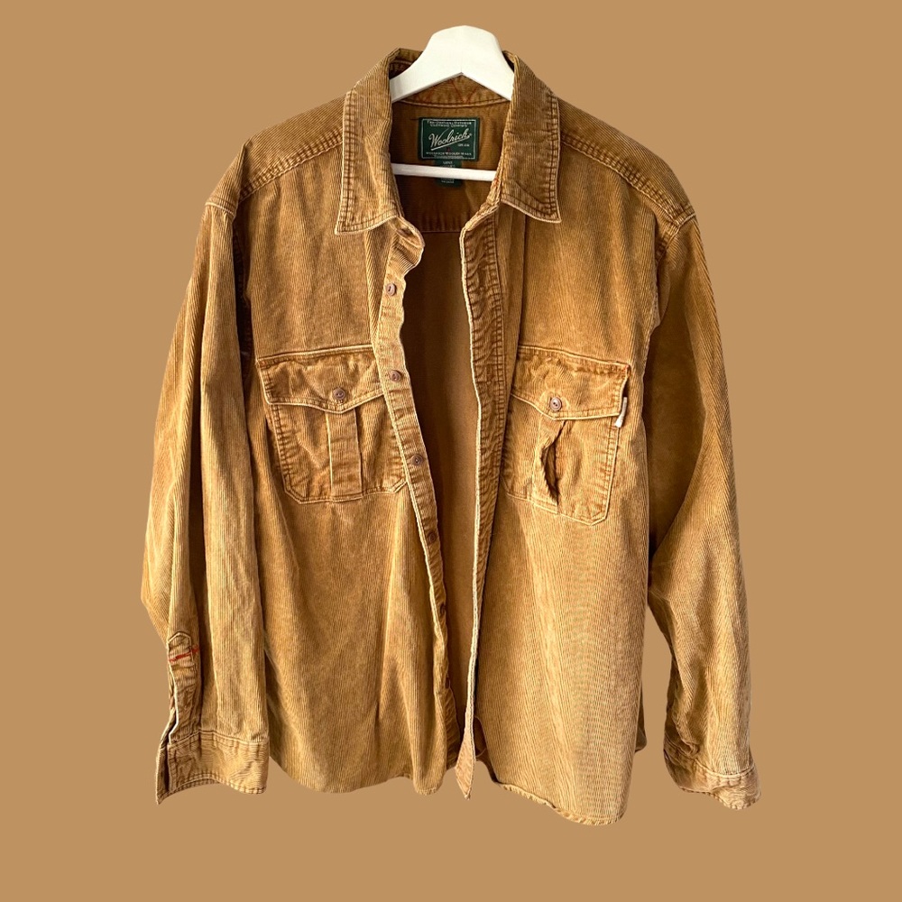 Vintage Men’s Woolrich Corduroy Shirt Jacket, Size XXL
